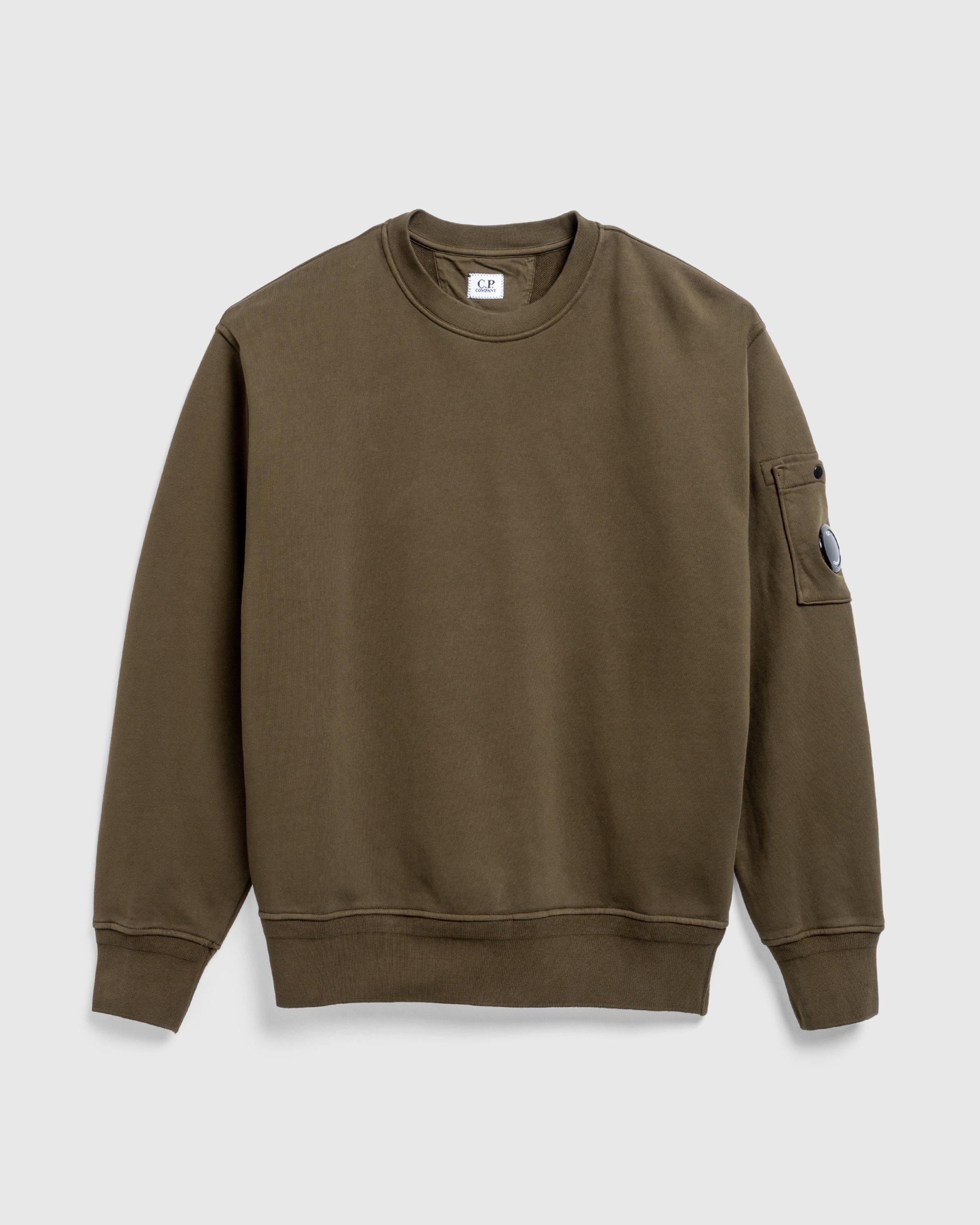 Cp company olive sweatshirt hot sale